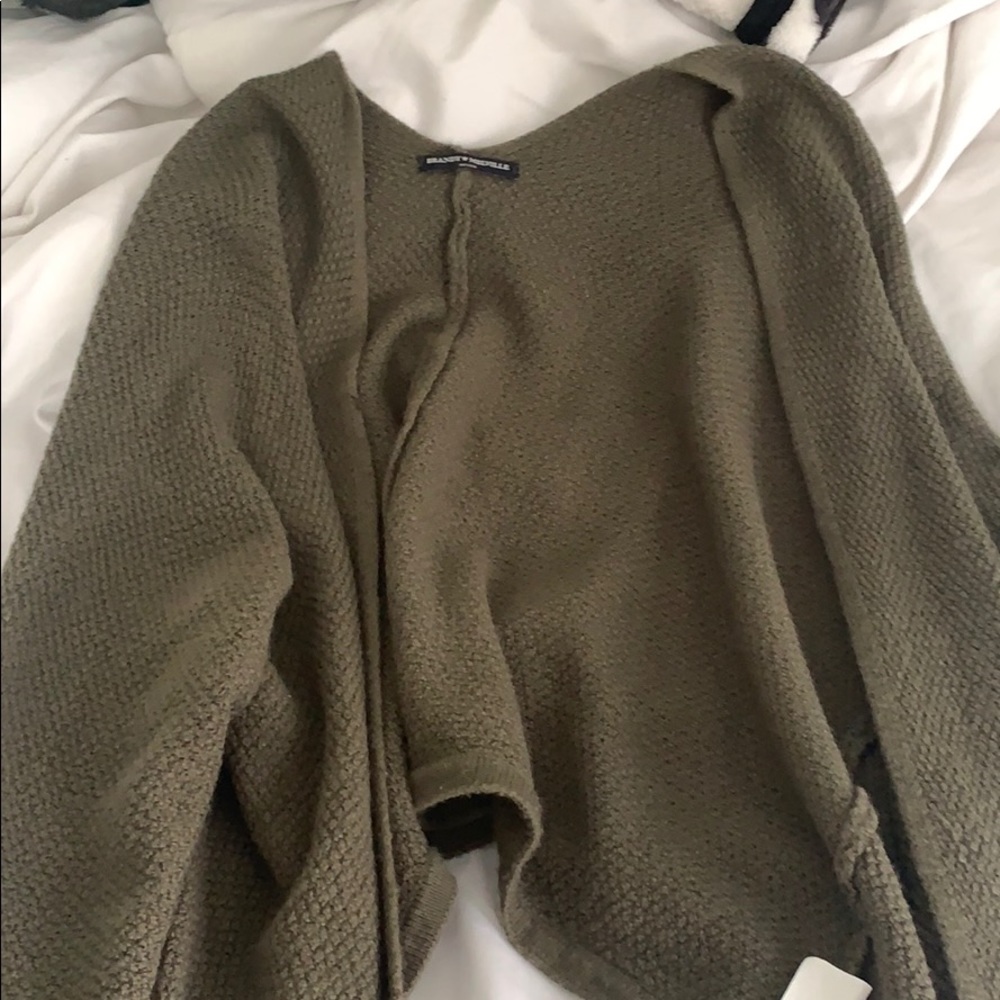 olive cardigan